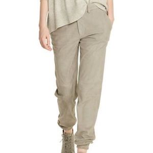 Brand New Polo Ralph Lauren Grey Suede Joggers